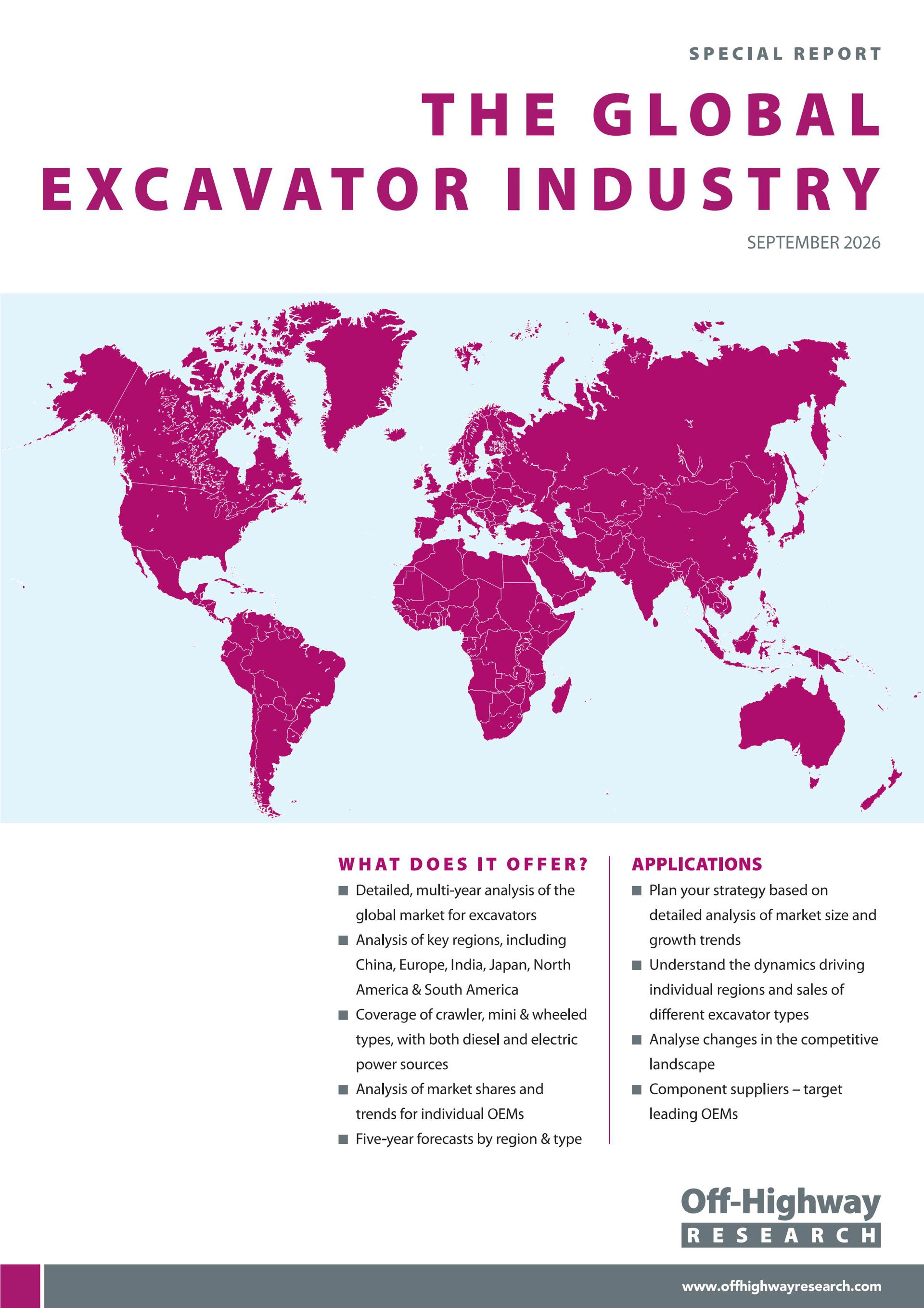 Special Report: The Global Excavator Industry (September 2026)